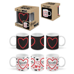Cana termosensibila 300 ml "Szivembe zartalak" - Magic Mug
