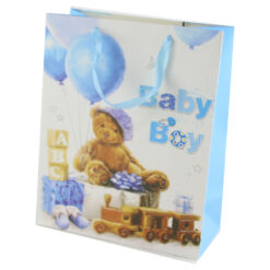Punga cadou din hartie 26x32 CM - Baby Boy