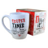 Cana ceramica "Szuper tanar. Minden a legnagyobb rendben", 300 ml, in cutie decorativa