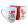 Cana ceramica "I like wild sex", 300 ml, in cutie decorativa
