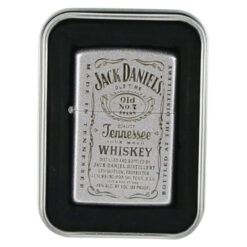 Bricheta metalica "Jack Daniel's", 3.5x5.5 CM, Argintiu