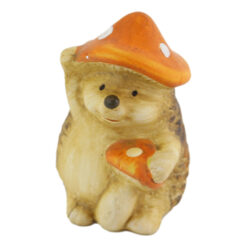 Figurina Arici din ceramica cu ciupercuta 9 CM