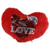 Decoratiune Inima din plus "Love", cu paiete 40 CM