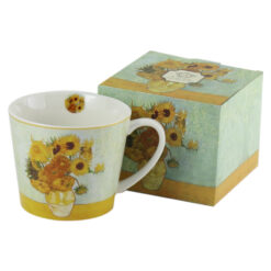 Cana portelan "Sunflowers" de V. van Gogh, 610 ml, in cutie decorativa