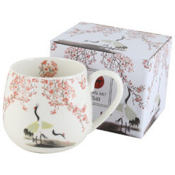 Cana portelan "Sakura & Cocori", 430 ml, in cutie decorativa