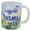 Cana ceramica "Legjobb Edesanya", 330 ml, Florile primaverii