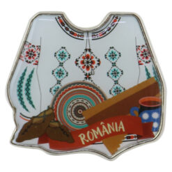 Magnet de frigider Ie traditionala 6x5 CM, din metal si plastic