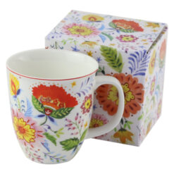 Cana portelan 650 ml, "Nadia", in cutie decorativa