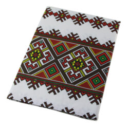 Fata de masa cu motiv traditional 150x220 CM, din bumbac, Rombi colorate