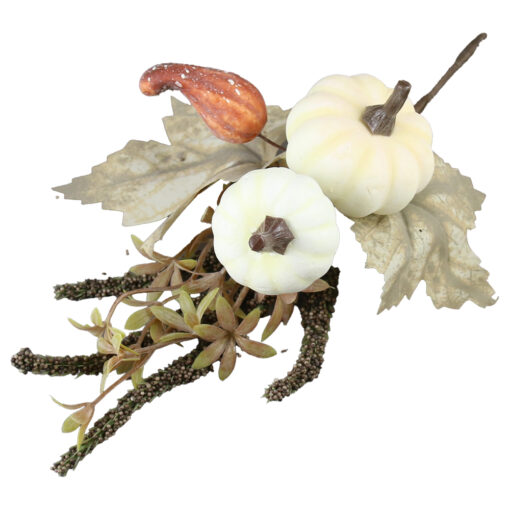 Pick decor toamna cu dovlecei si frunze 28 CM