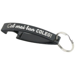 Breloc cu desfacator de sticle "Cel mai bun Coleg", 6.5 CM, negru