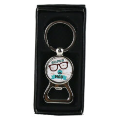 Breloc cu desfacator de sticle "Super Nas" 3x8 CM