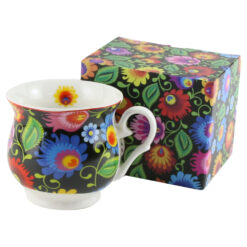 Cana portelan 500 ml "Etnic", in cutie decorativa