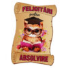 Magnet de frigider din lemn "Felicitari pentru Absolvire" 6x8.5 CM, roz