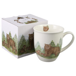 Cana portelan "World of Animals, Bears", 400 ml, in cutie decorativa