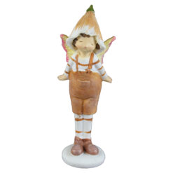 Figurina cu aripi Fluture 4x10 CM, Portocaliu, din rasina