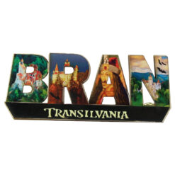 Magnet frigider din lemn "Bran" 10x4 CM, Transilvania