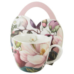 Cana portelan 460 ml "Magnolie", in ambalaj decorativ