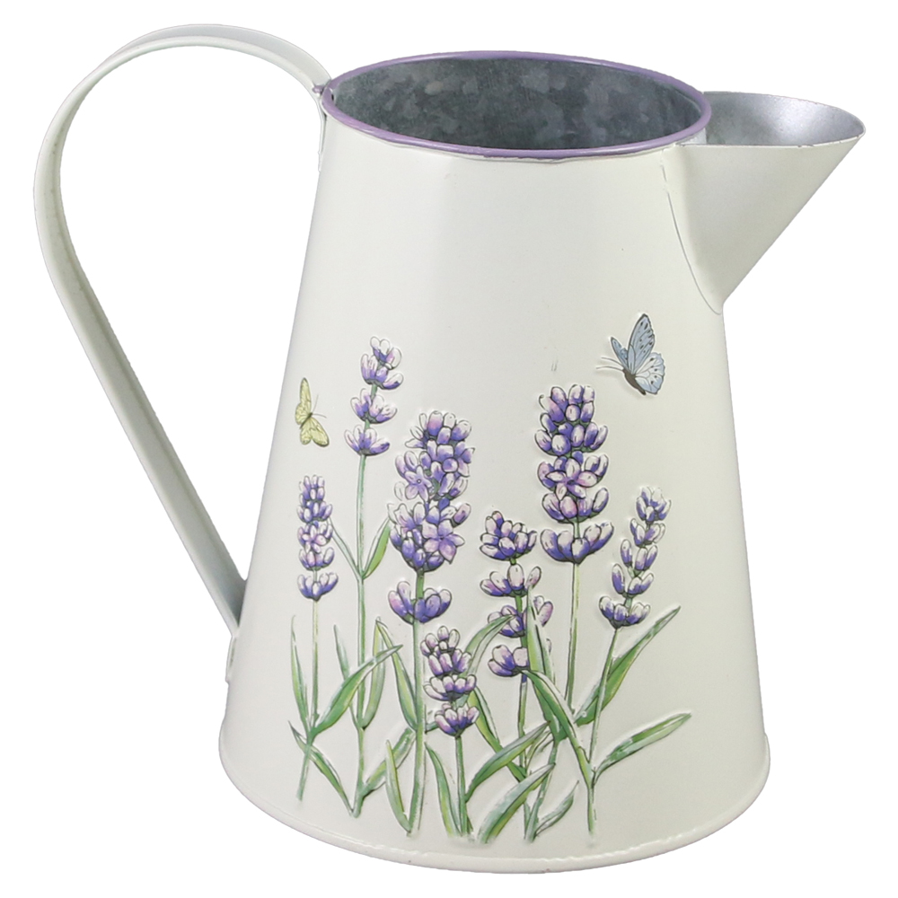 Cana din metal 13x16 CM, Lavanda & Fluturi