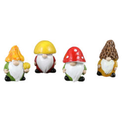 Set 4 figurine Ciuperci, din rasina, 4.5 CM