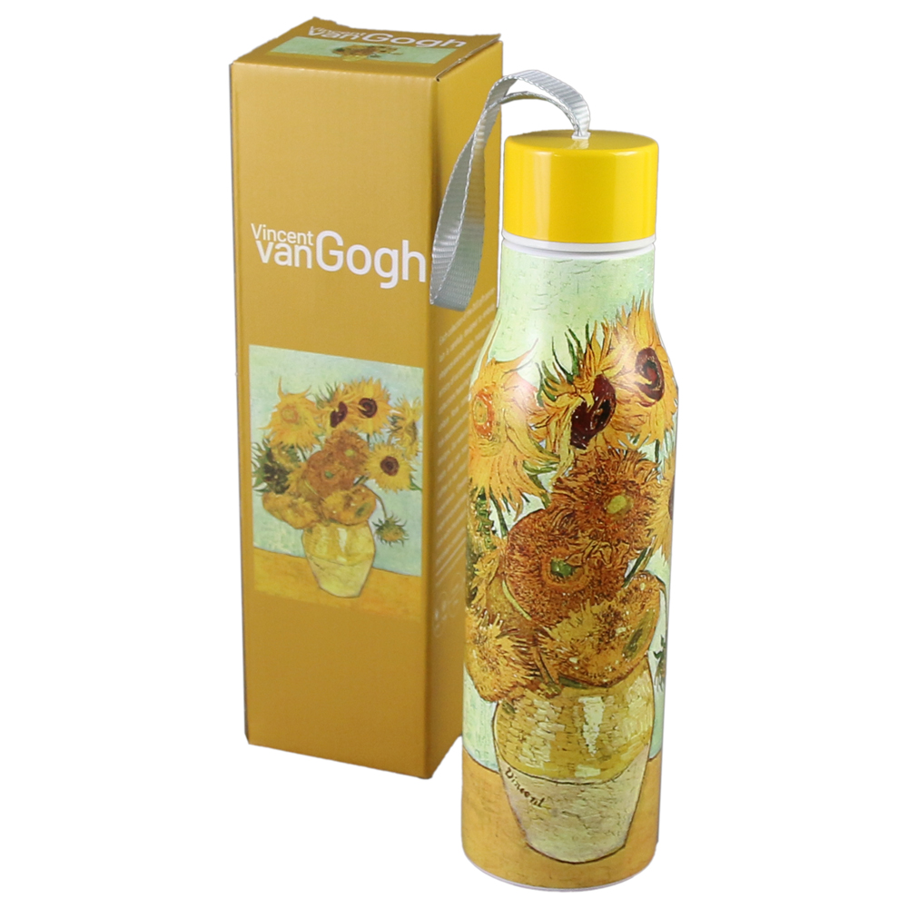 Sticla termos 500 ml, "Sunflowers" de V. van Gogh, in cutie decorativa