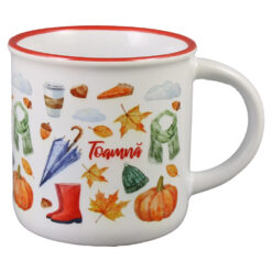 Cana ceramica Vintage "Toamna", 280 ml