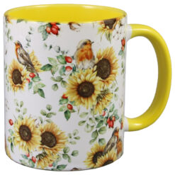 Cana ceramica 330 ml, Floarea Soarelui
