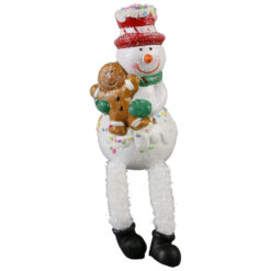 Figurina Om de zapada din ceramica cu picioare mobile 19 CM, cu turta dulce