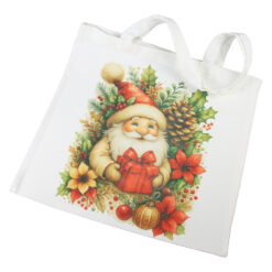 Sacosa textil, Spiridus cu cadou, 40x37 CM