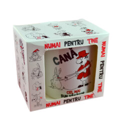 Cana ceramica 300 ml "Cel mai bun vanator", in cutie decorativa - Funny Mug