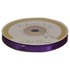 Rola panglica satin Mov 6 mm x 25 m, Art Deco