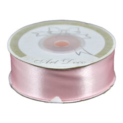 Rola panglica satin Roz 25 mm x 25 m, Art Deco