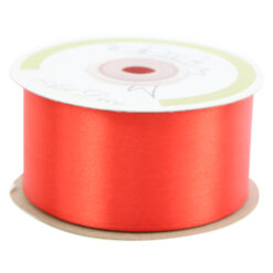 Rola panglica satin Rosu 38 mm x 25 m, Art Deco