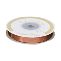 Rola panglica satin Cafea 10 mm x 25 m, Art Deco