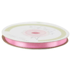 Rola panglica satin Roz 6 mm x 25 m, Art Deco