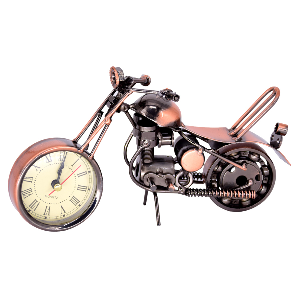 Ceas de masa realizat din metal - Design Motocicleta - Diferite modele (Tip 1) - imagine 3