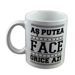 Cana ceramica Boss Mug 300 ml "As putea face orice azi!", in cutie decorativa