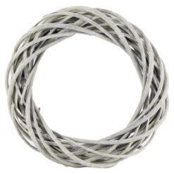 Coroana salcie pentru decor 25 CM, Gri