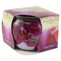 Lumanare parfumata in pahar Night Orchid, Home Aroma 220 gr
