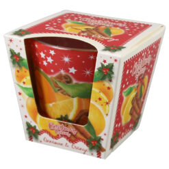 Lumanare de Craciun parfumata in pahar 115 gr, Christmas Spices