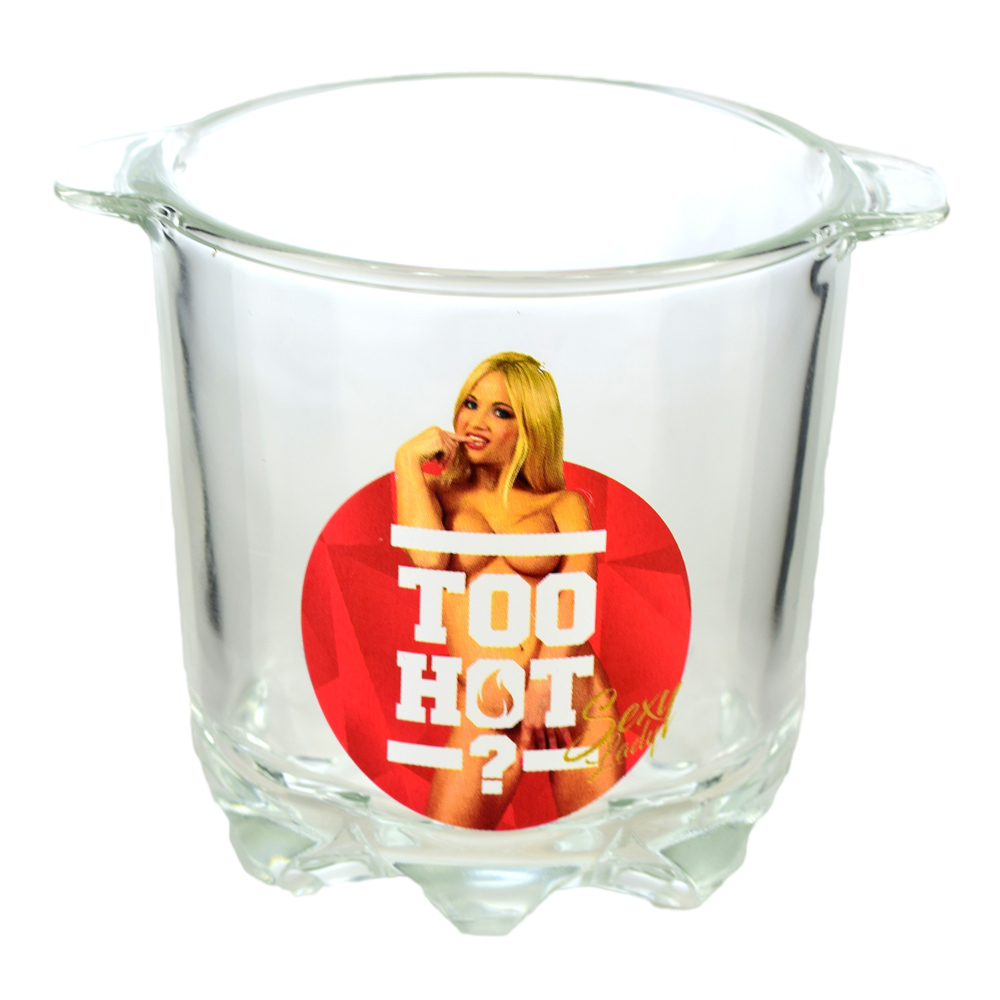 Frapiera gheata din sticla in cutie decorativa - Too Hot Woman