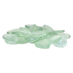 Pietre de sticle decorative Verde transparent 4 CM - 500 gr