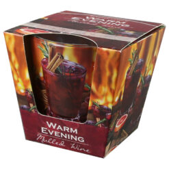 Lumanare de Craciun parfumata in pahar 115 gr, Warm Evening