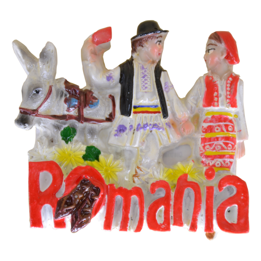 Magnet de frigider din rasina 7x8 CM - Design Traditional - imagine 2