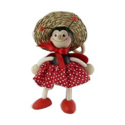 Figurina bungee jumping - Buburuza cu palarie 15 CM