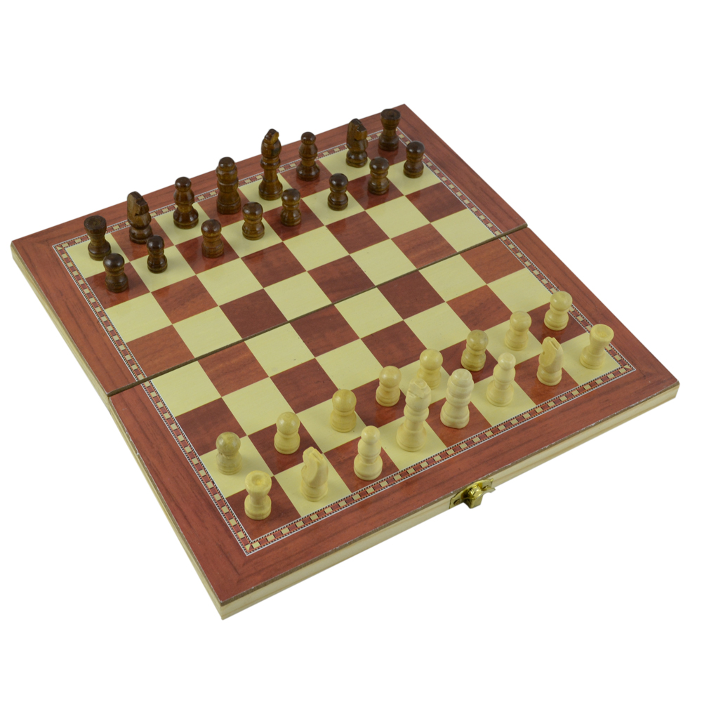 Joc sah/table realizat din lemn (Model 4) - imagine 2