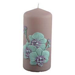 Lumanare cilindrica - Design Orchid Velvet (Model 1)