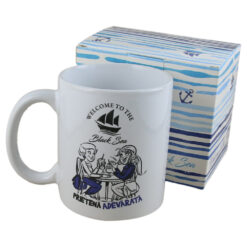 Cana ceramica 300 ml "Prietena adevarata", in cutie decorativa - Black Sea