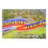 Magnet frigider din plastic Romania 8x5 CM, Peisaje/Castele