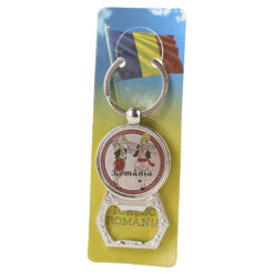 Breloc din metal cu desfacator sticle si calendar Eternety, 3.5 CM, Cuplu